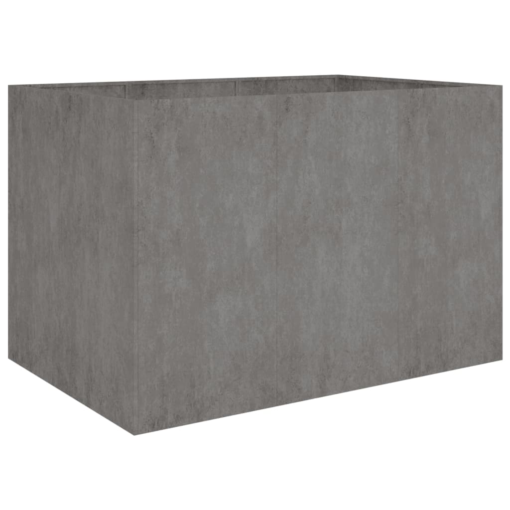 VidaXL jardinière surélevée 120x80x80 cm acier corten