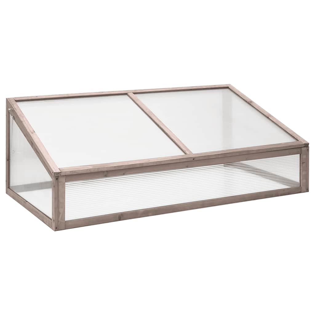Vidaxx serre 110x58,5x39 cm gris pin