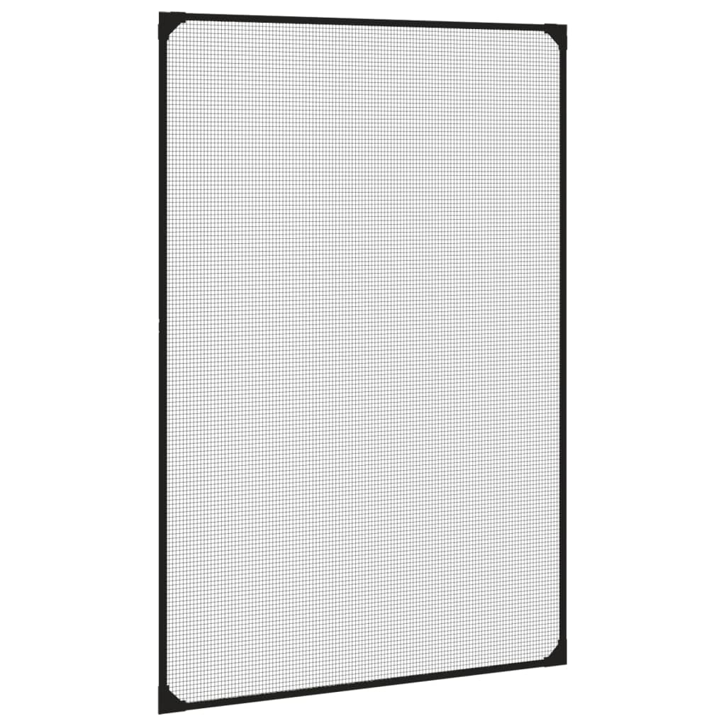 Vidaxx moustiquaire pour fenêtres magnétique 80x120 cm anthracite