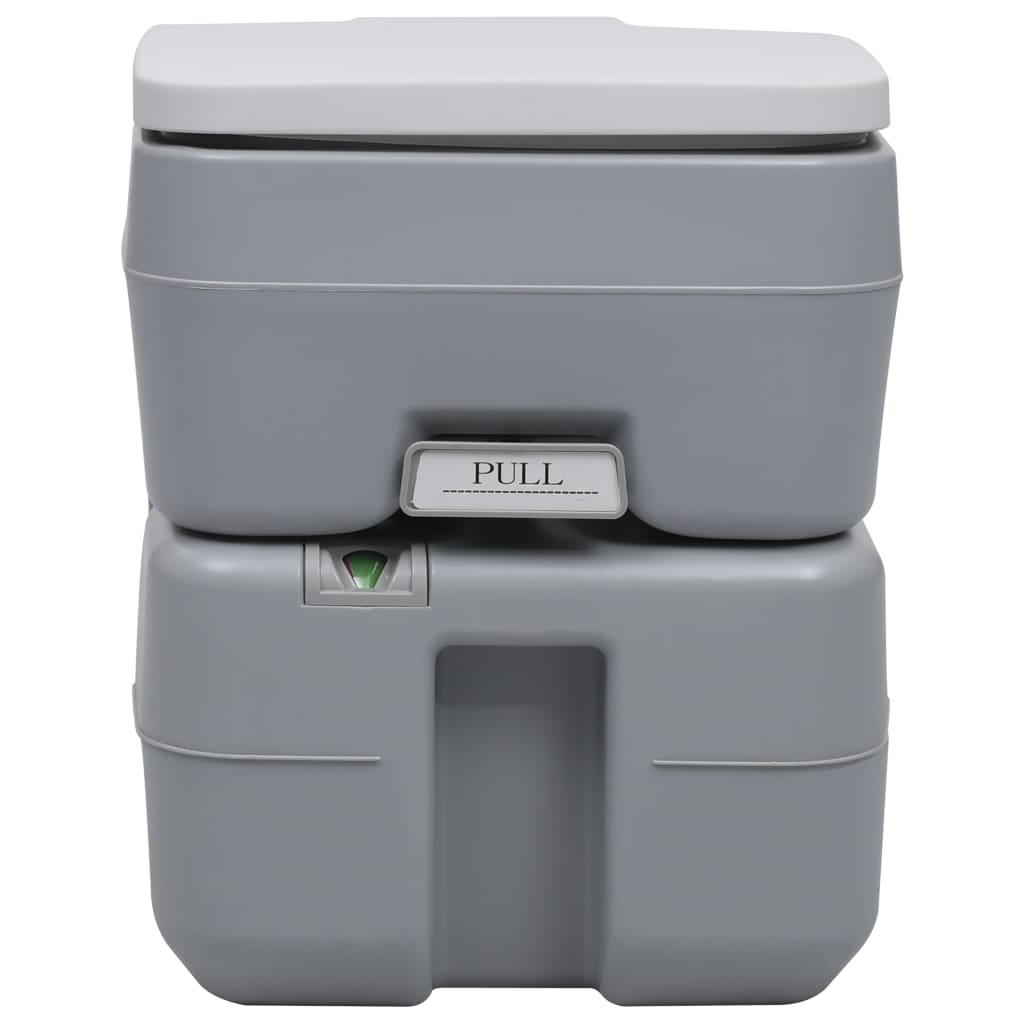 VidaXL Ensemble de toilettes et réservoir d'eau de camping portable