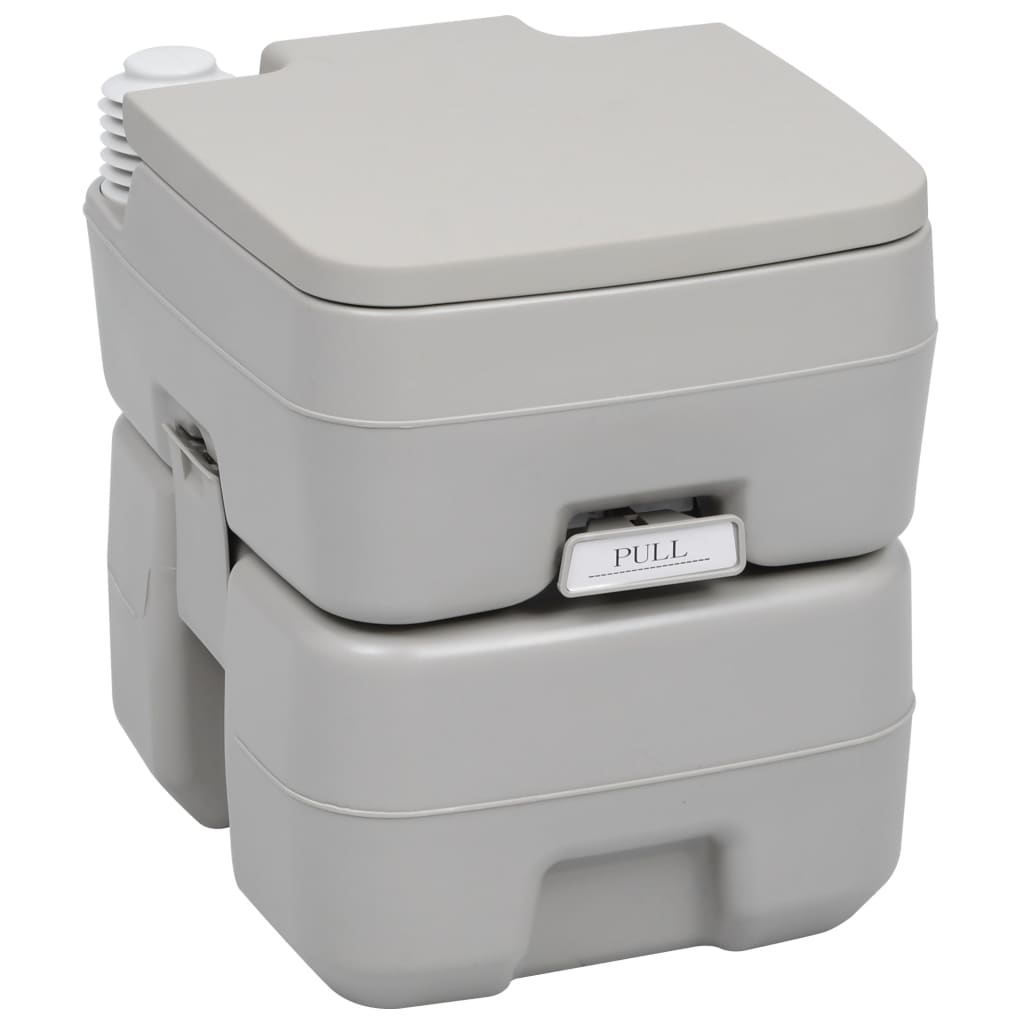 VidaXL Ensemble de toilettes et lavabo de camping portable