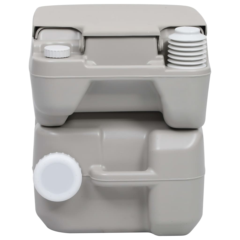 VidaXL Ensemble de toilettes et lavabo de camping portable