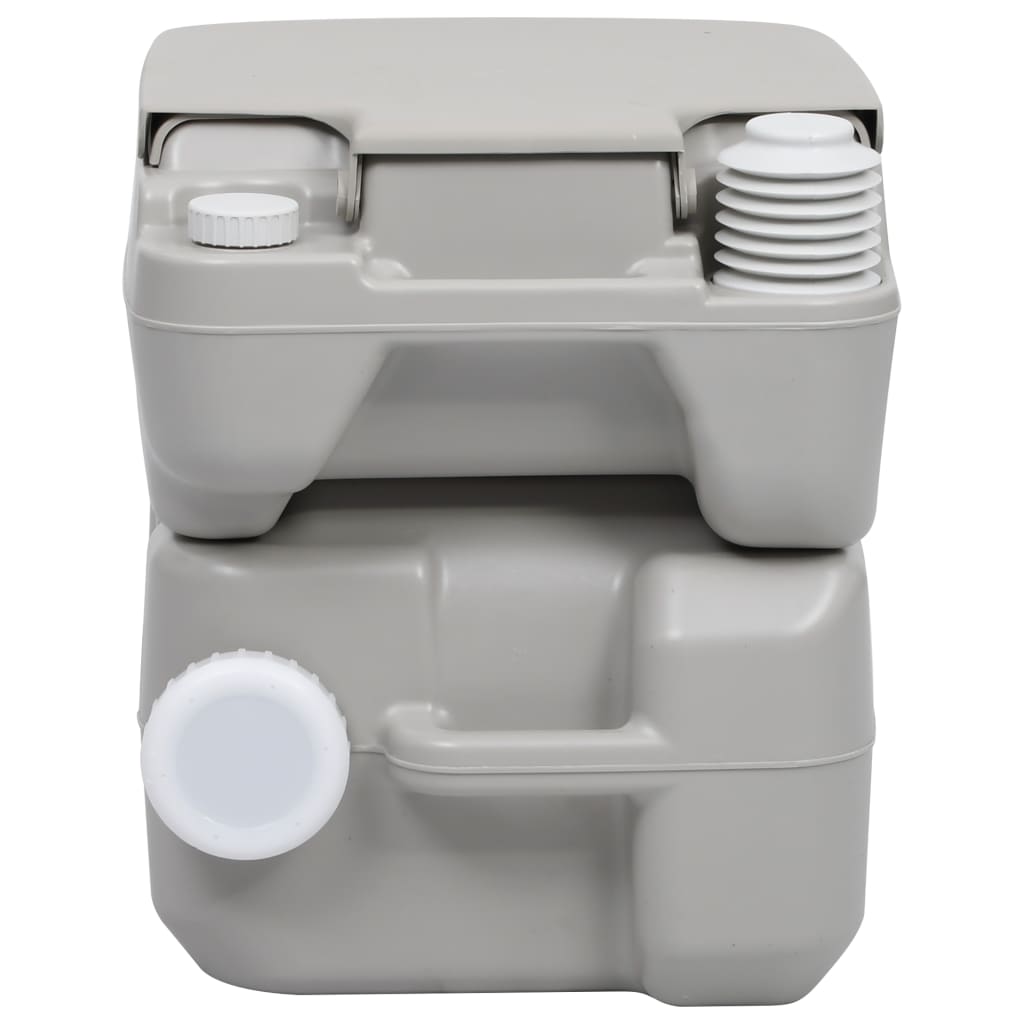 VidaXL Toilettes et lavabo de camping avec réservoir d'eau