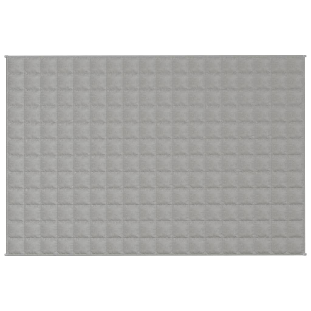Vidaxx couverture lestée 122x183 cm 9 kg tissu gris