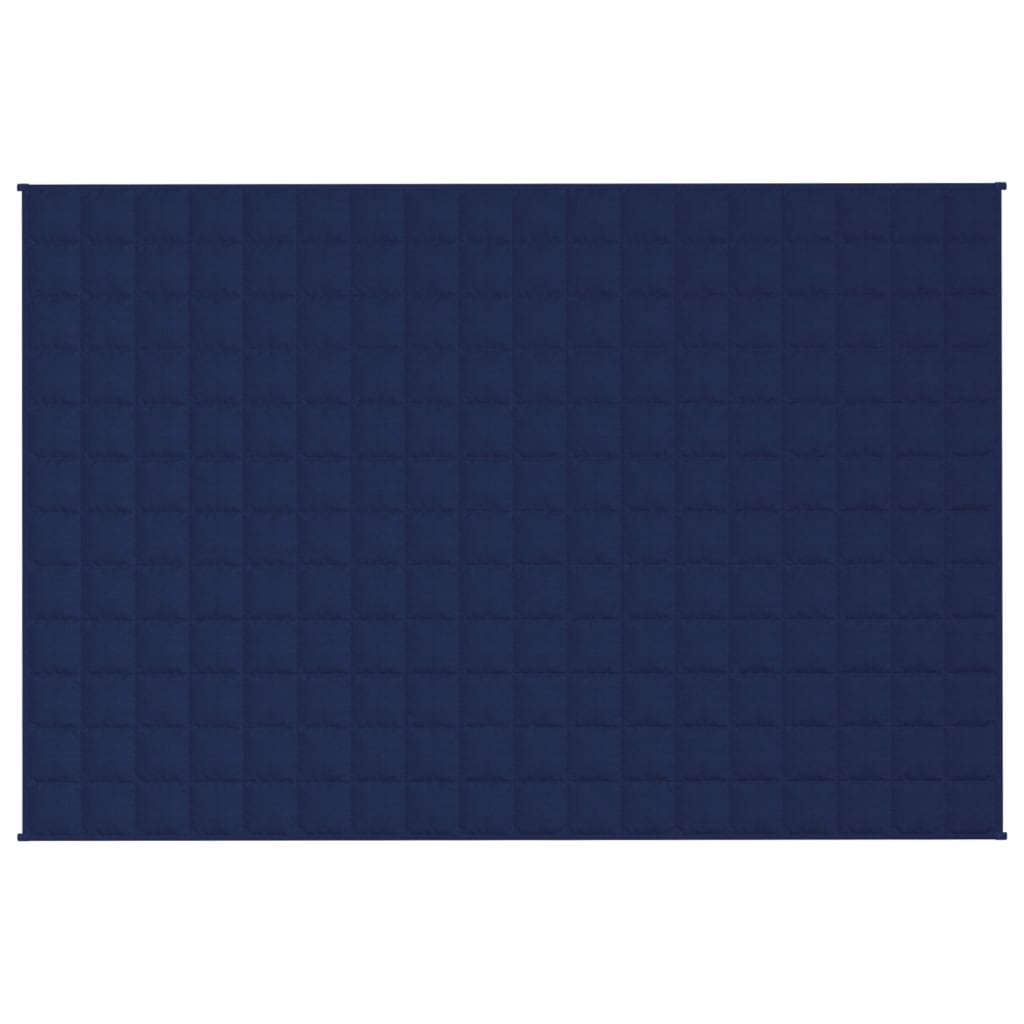 Vidaxx couverture lestée 122x183 cm 9 kg tissu bleu