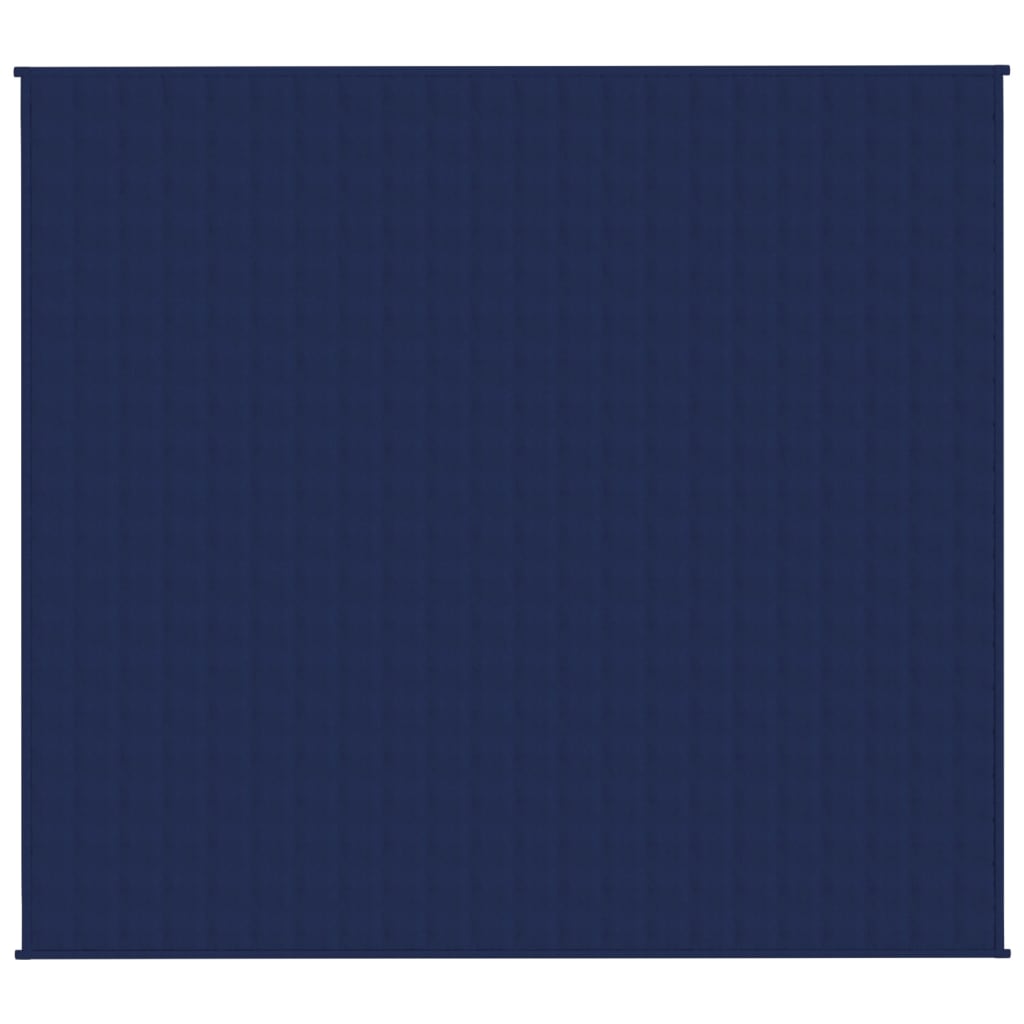 Vidaxx couverture lestée 200x230 cm 9 kg tissu bleu