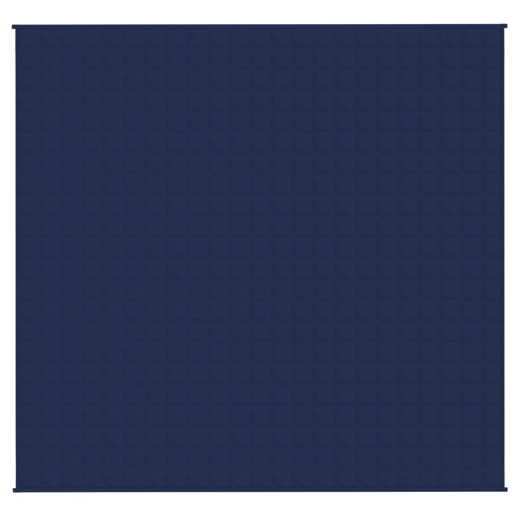 Vidaxx couverture lestée 220x230 cm 11 kg tissu bleu