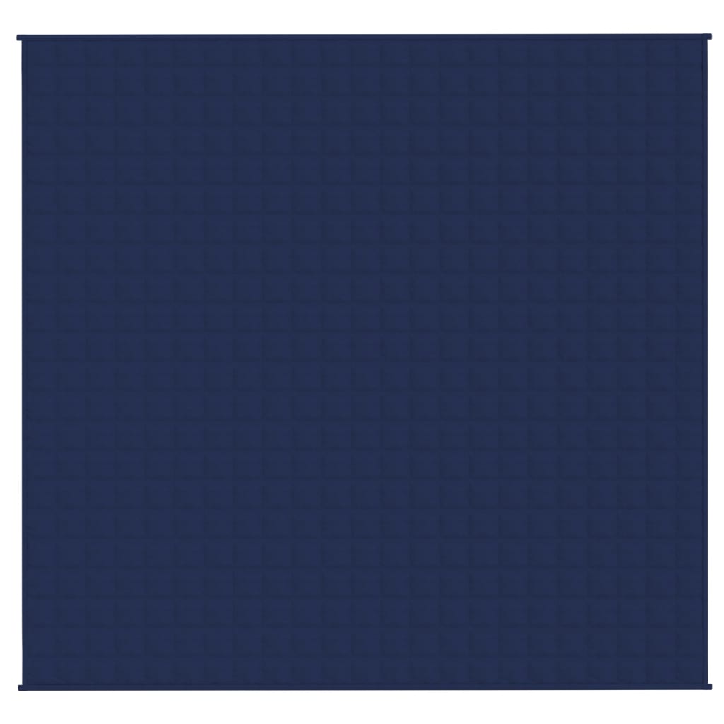 Vidaxx couverture lestée 220x230 cm 15 kg tissu bleu
