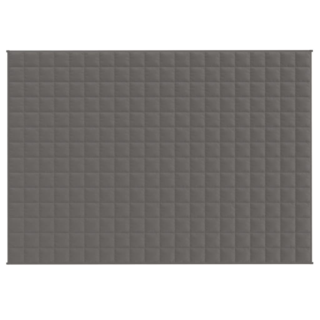 Vidaxx couverture lestée 137x200 cm 6 kg tissu gris