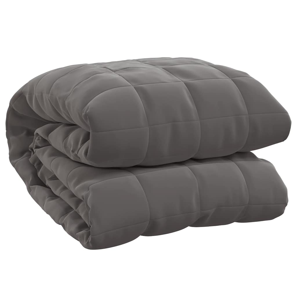 Vidaxx couverture lestée 220x240 cm 11 kg tissu gris