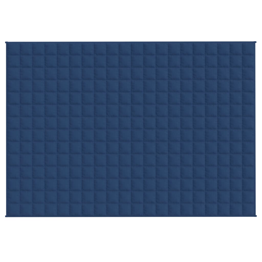 Vidaxx couverture lestée 135x200 cm 6 kg tissu bleu