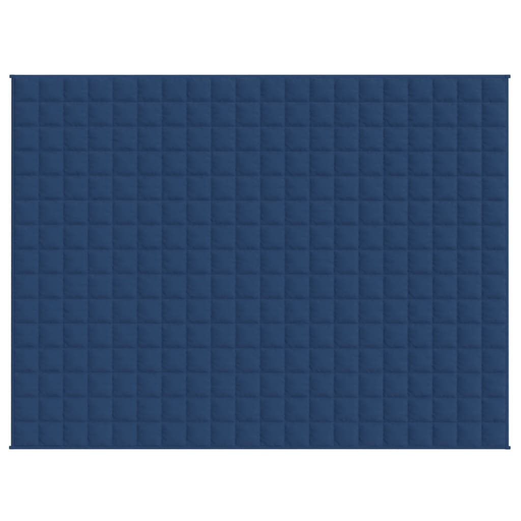 Vidaxx couverture lestée 152x203 cm 11 kg tissu bleu