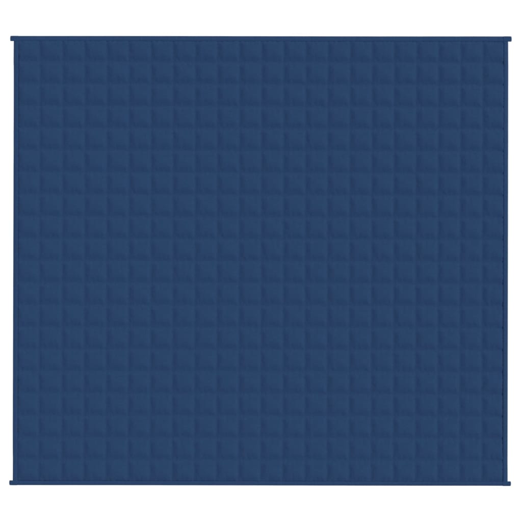 Vidaxx couverture lestée 200x230 cm 13 kg tissu bleu