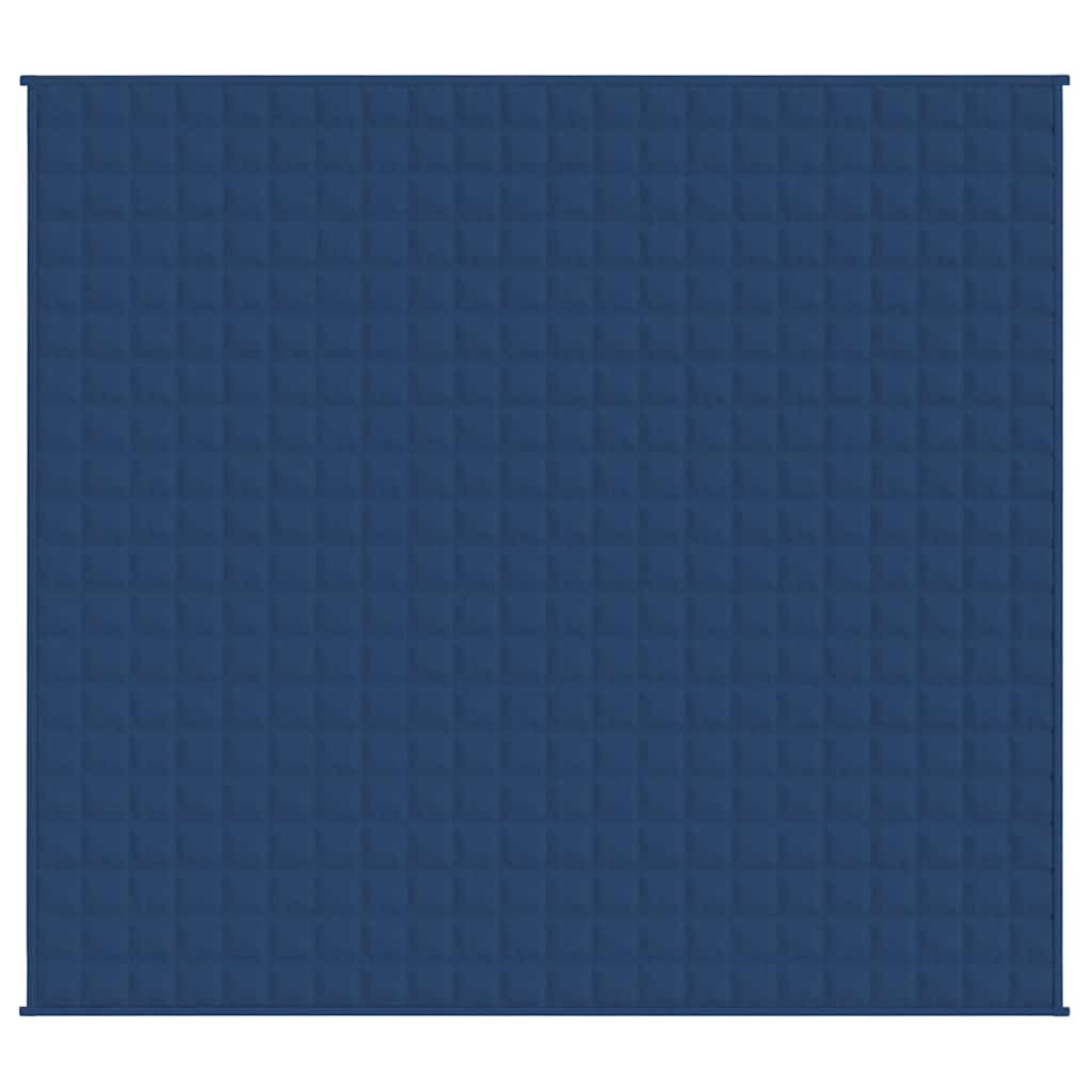 Vidaxx couverture lestée 220x240 cm 11 kg tissu bleu