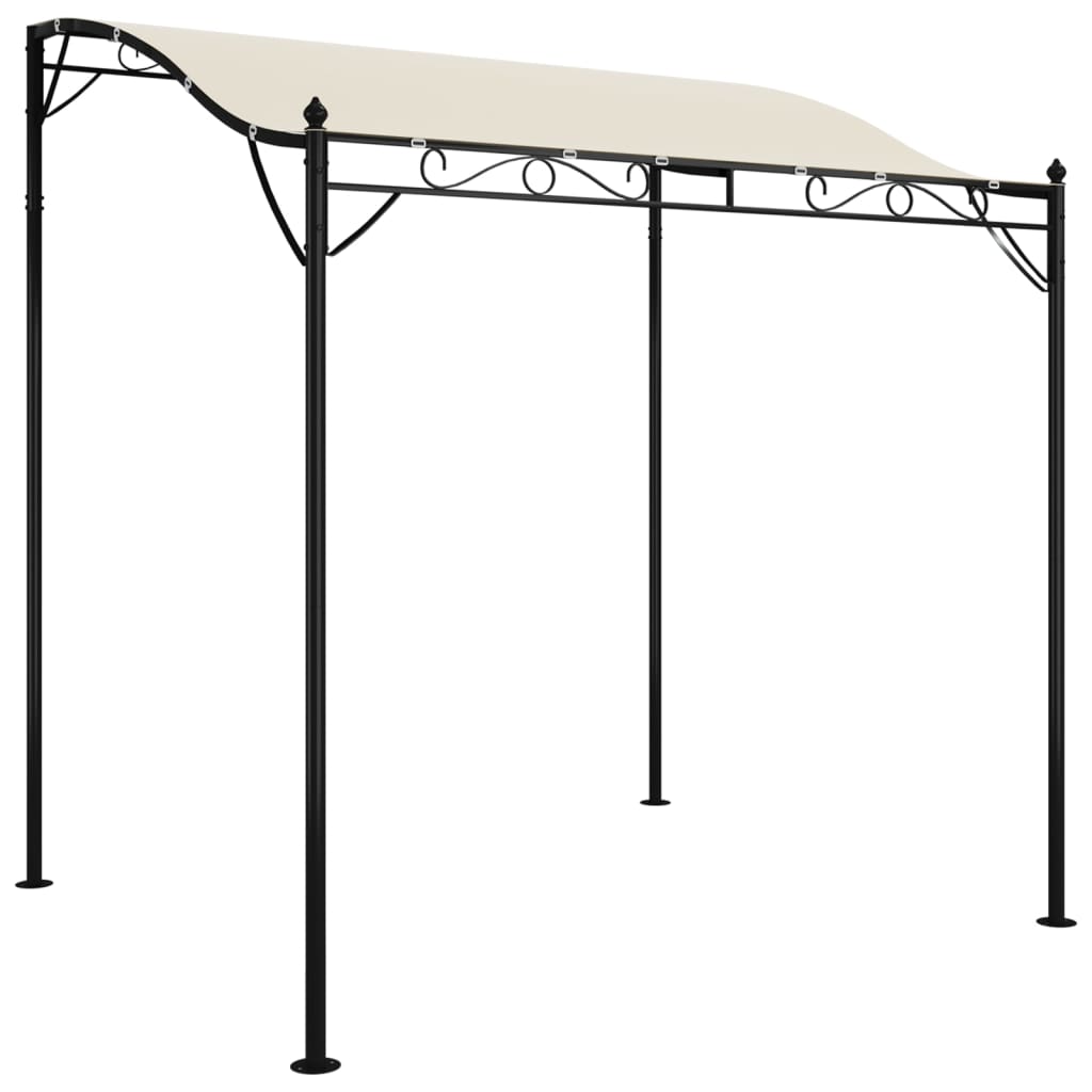 Auvent VidaXL 2x2,3 m 180 g m² tissu et acier crème