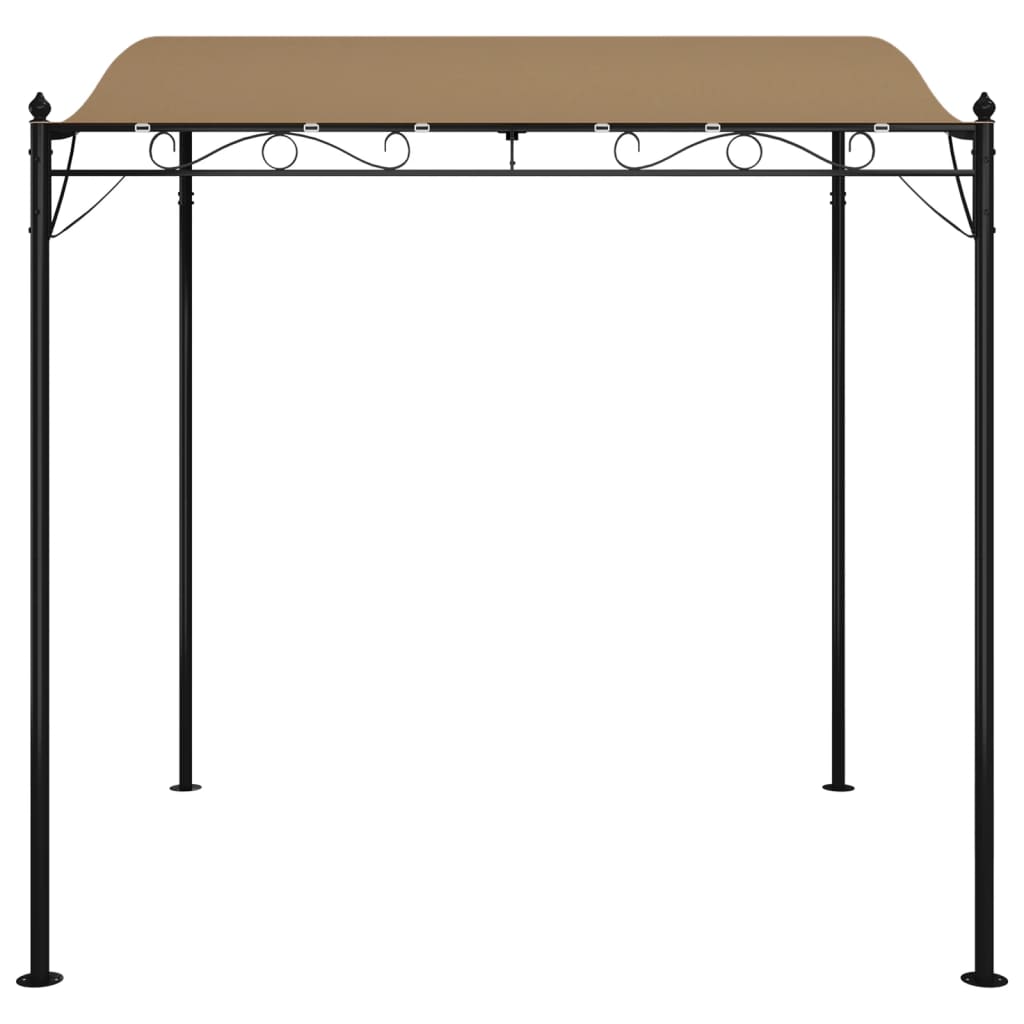 Auvent VidaXL 2x2,3 m 180 g m² tissu et acier taupe