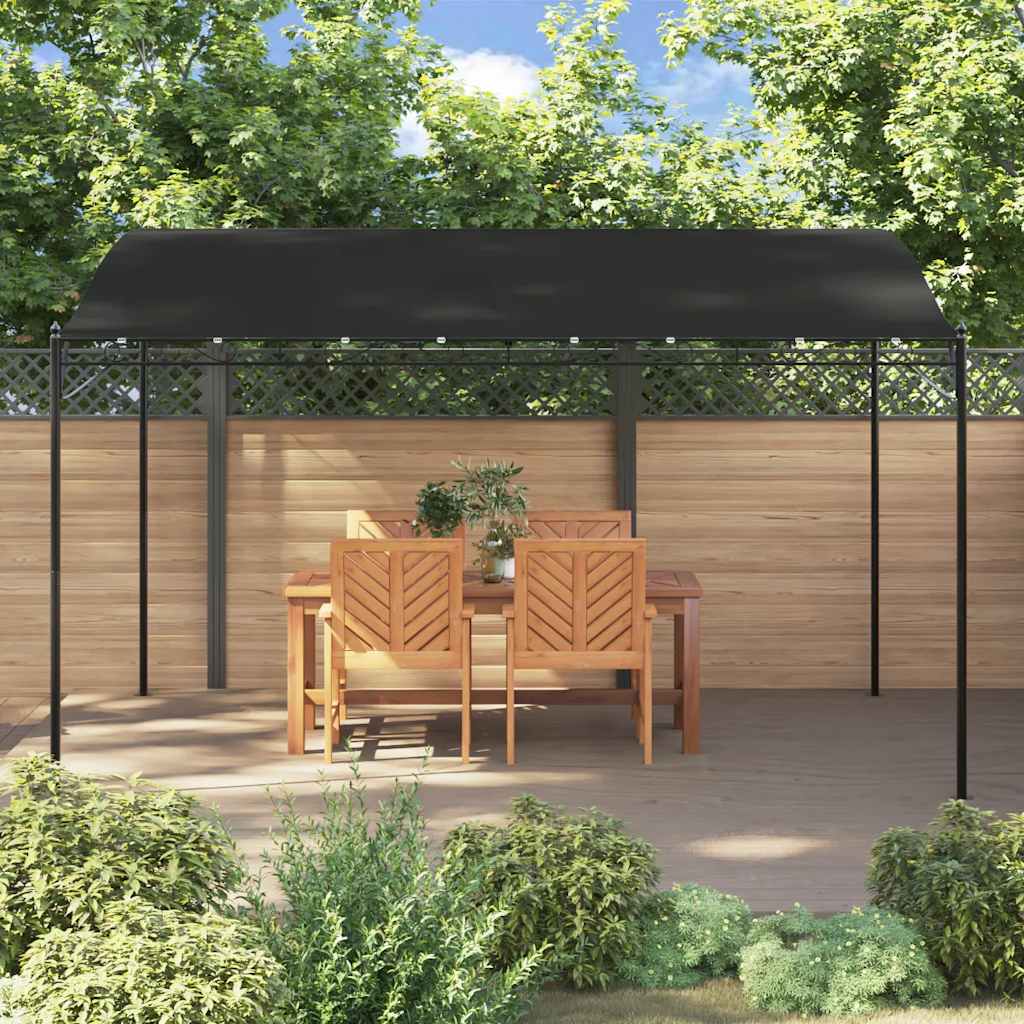 Store Vidaxx 4x3 m 180 g m² tissu et acier anthracite