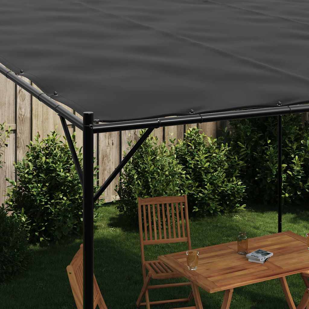 Tonnelle Vidaxx 4x4 m 180 g m² tissu et acier anthracite