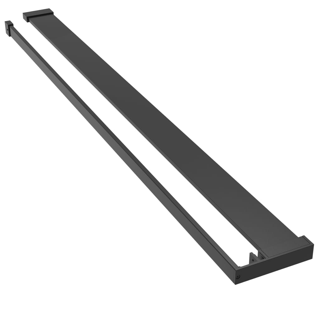 Vidaxx étagère de douche pour paroi de douche à l'italienne 118 cm aluminium noir