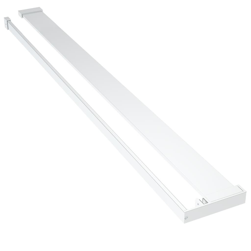 Vidaxx étagère murale pour paroi de douche à l'italienne 115 cm aluminium chromé