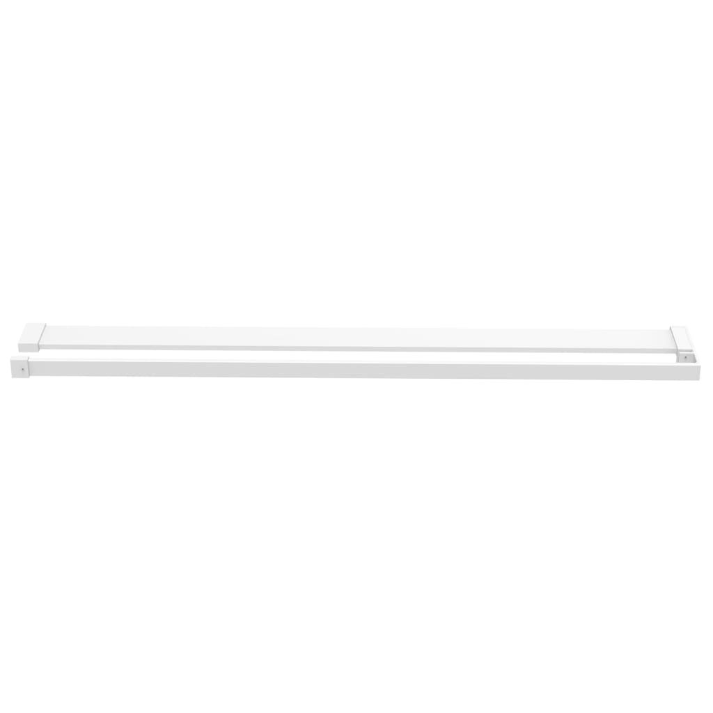 Vidaxl Walkschep pour Walk -in Mur de douche 80 cm en aluminium blanc