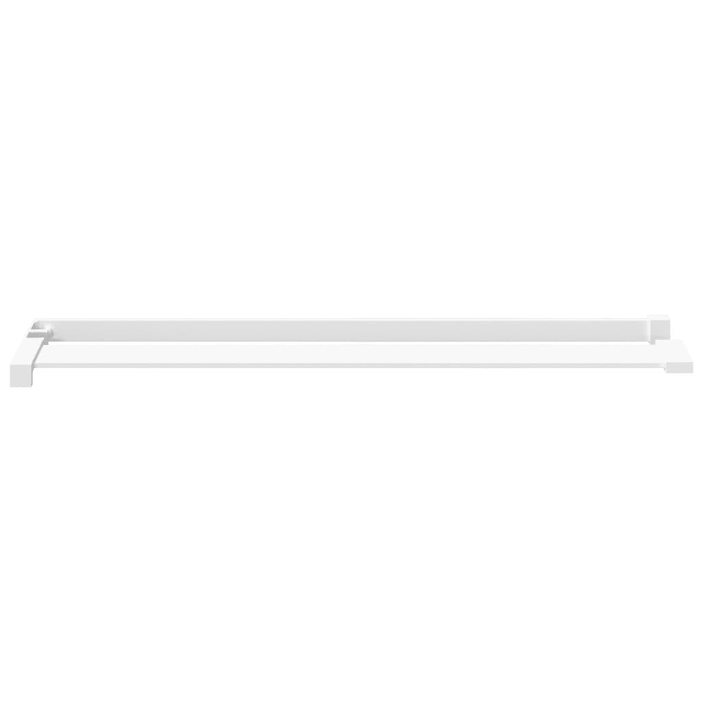 Vidaxl Walkschop pour Walk -in Mur de douche 90 cm Aluminium blanc