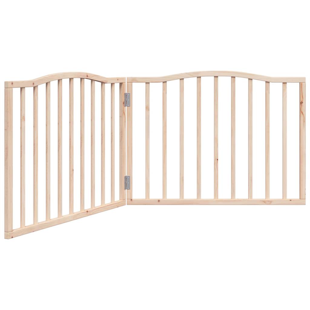 Vidaxx barrière pour chien pliable 2 panneaux 160 cm bois de peuplier