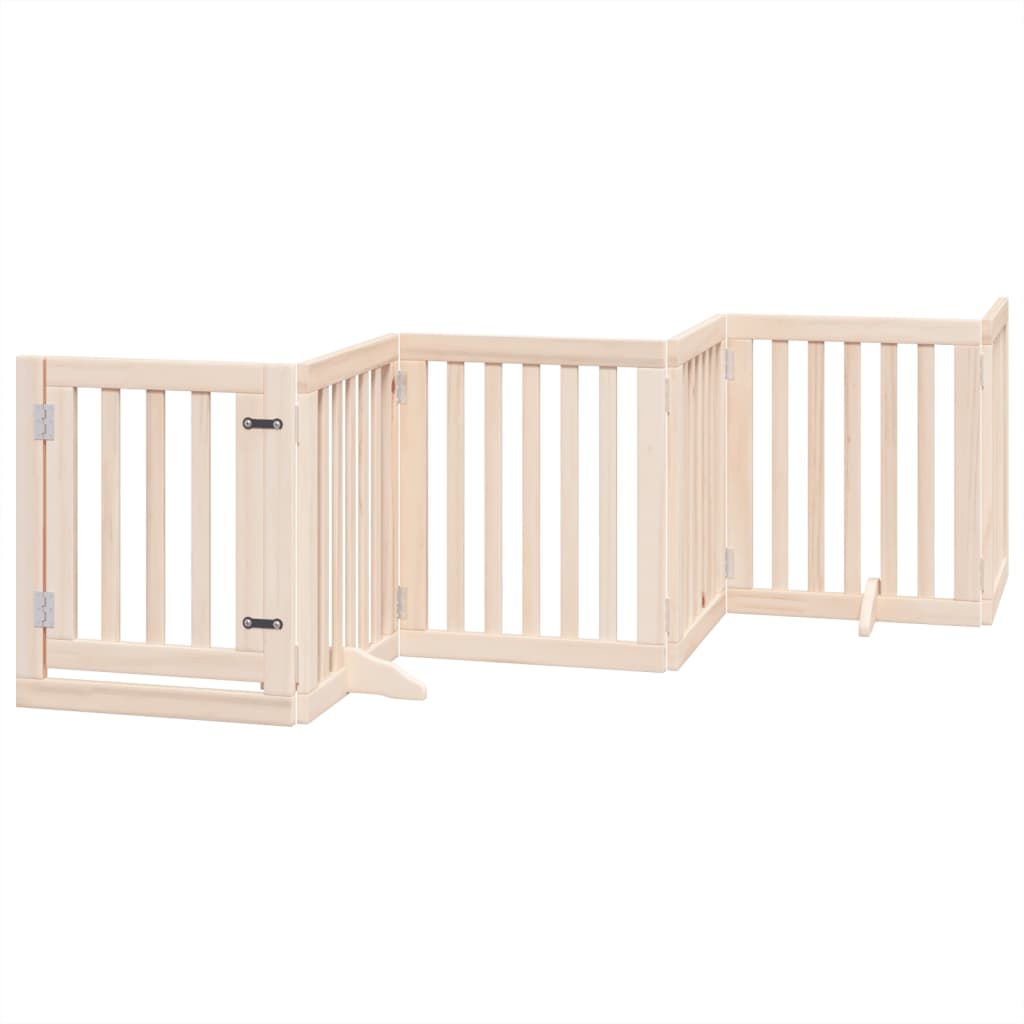 Vidaxx barrière pour chien pliable 6 panneaux 300 cm bois de peuplier