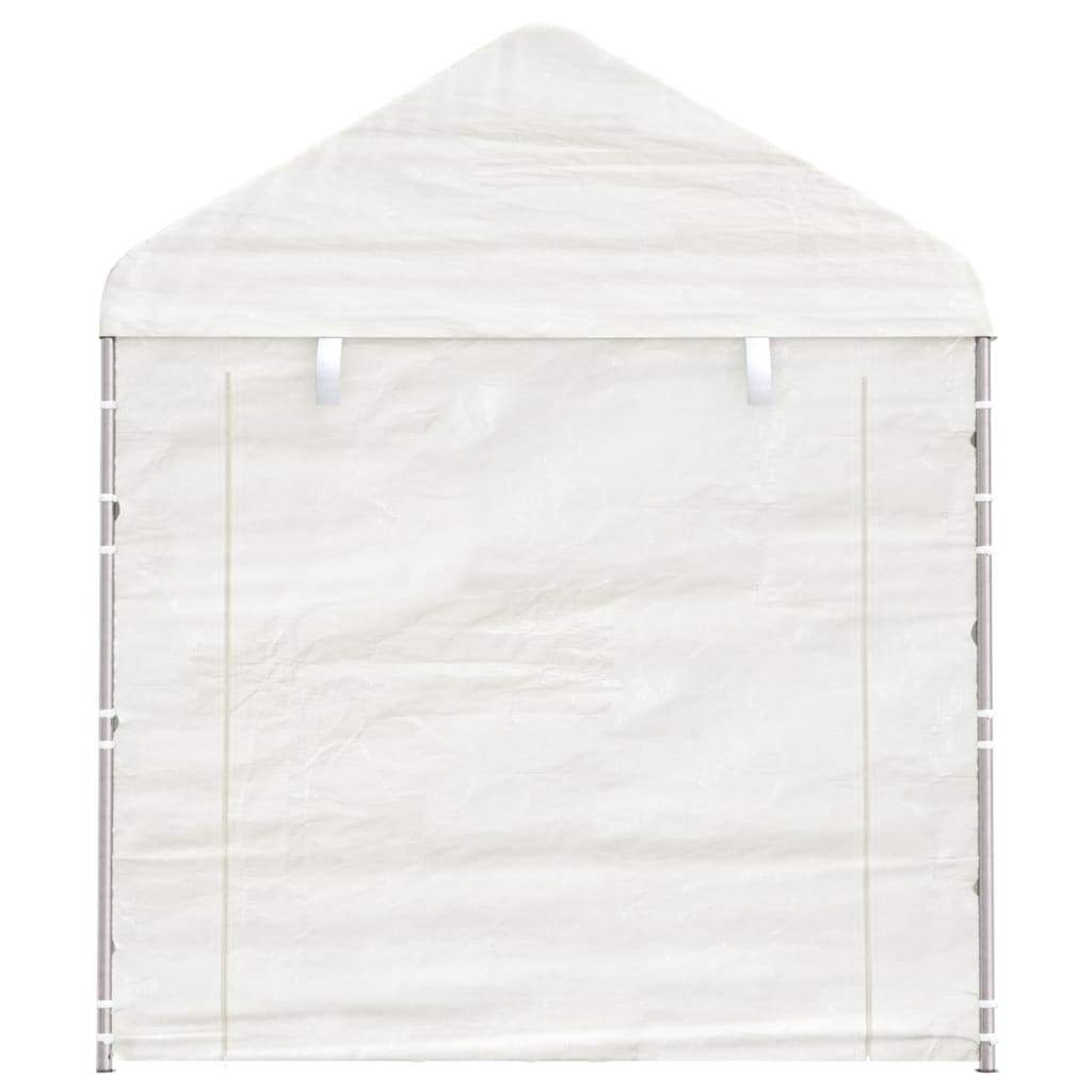 Tonnelle Vidaxx avec toit 2,28x2,23x2,69 m polyéthylène blanc