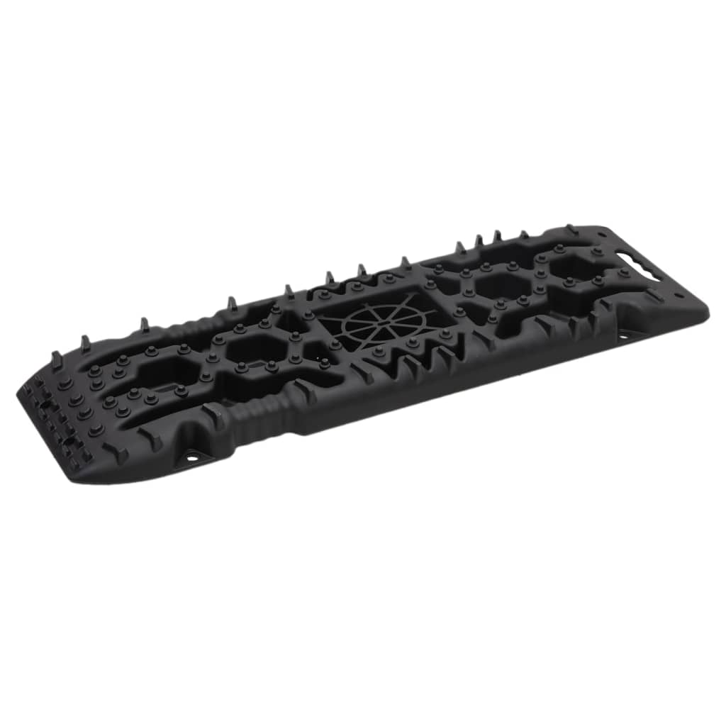 Vidaxx plaques de préhension 2 pcs 107x31x7 cm nylon noir