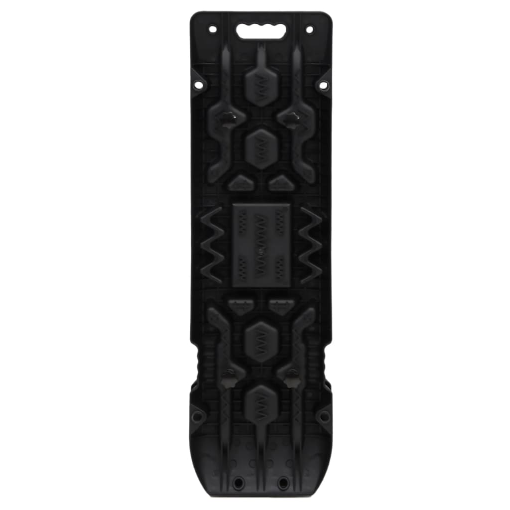 Vidaxx plaques de préhension 2 pcs 107x31x7 cm nylon noir