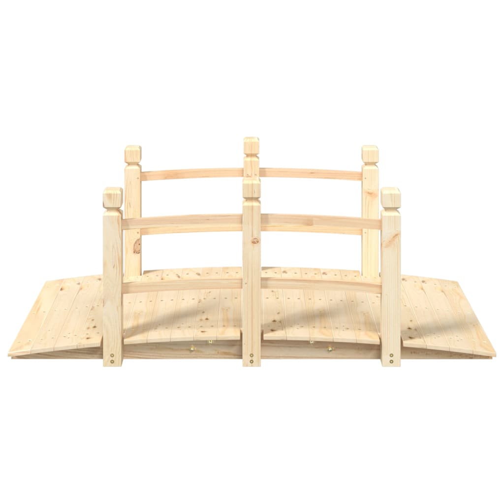 Vidaxx pont de jardin avec garde-corps 150x67x56 cm bois de pin massif