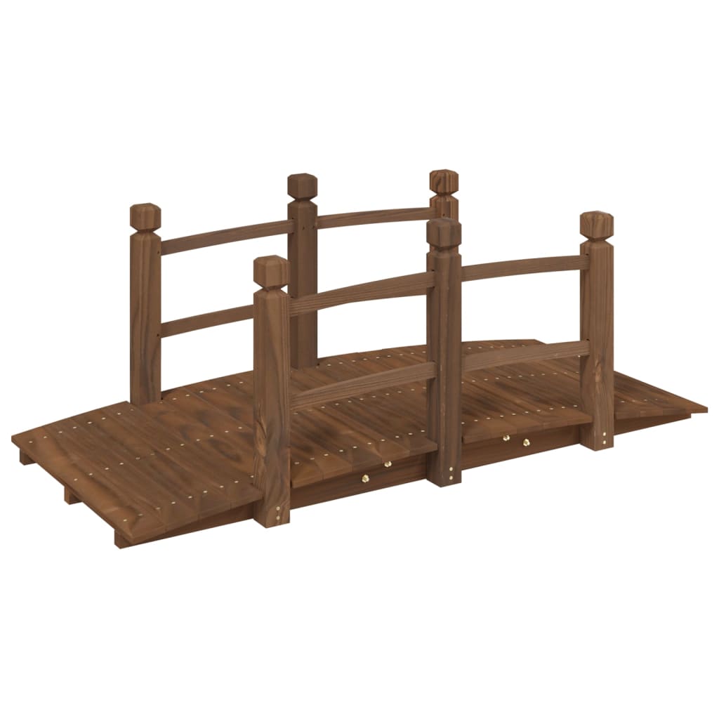 Vidaxx pont de jardin avec garde-corps 150x67x56 cm bois de pin massif