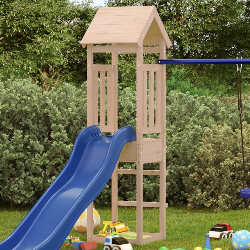 VidaXL Tour de jeu 52,5x46,5x206,5 cm en bois de pin massif