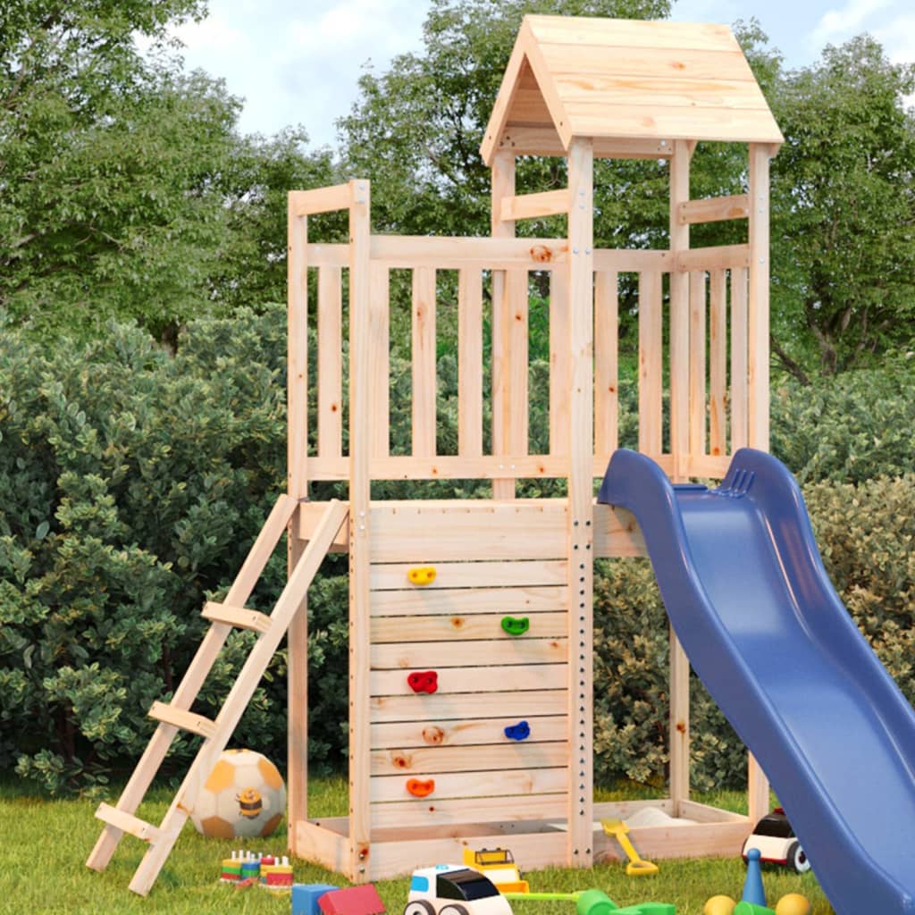 VidaXL Playhouse 52,5x110,5x214 cm bois de pin massif