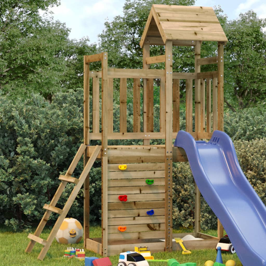 VidaXL Playhouse 52,5x110,5x214 cm bois de pin imprégné