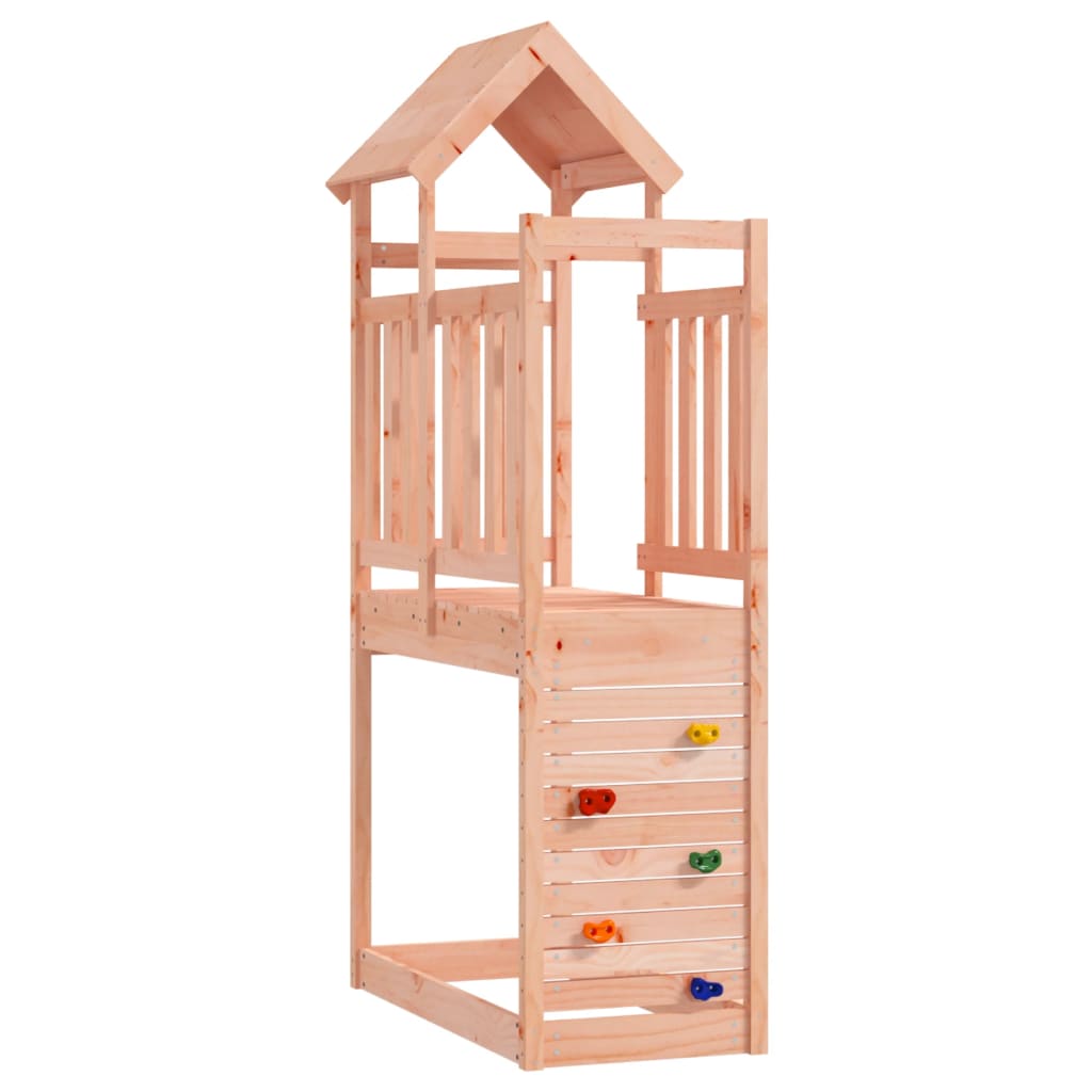 VidaXL Tour de jeu avec paroi rocheuse 53x110,5x214 cm Bois de Douglas massif