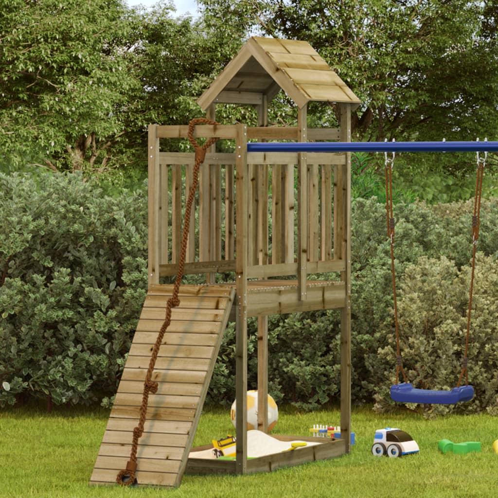 VidaXL Tour de jeu 52,5x110,5x214 cm bois de pin imprégné