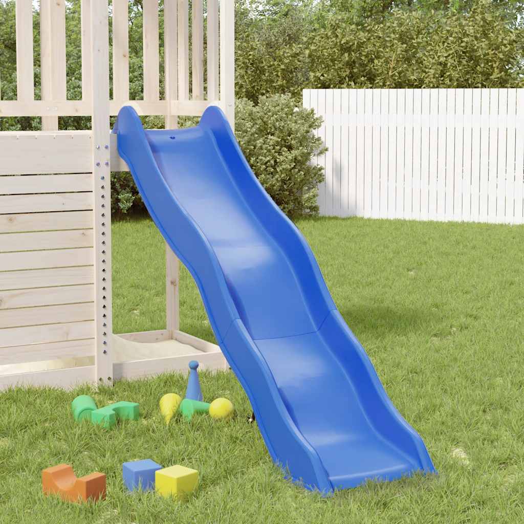 Vidaxx toboggan pour enfants 174x38 cm polypropylène bleu