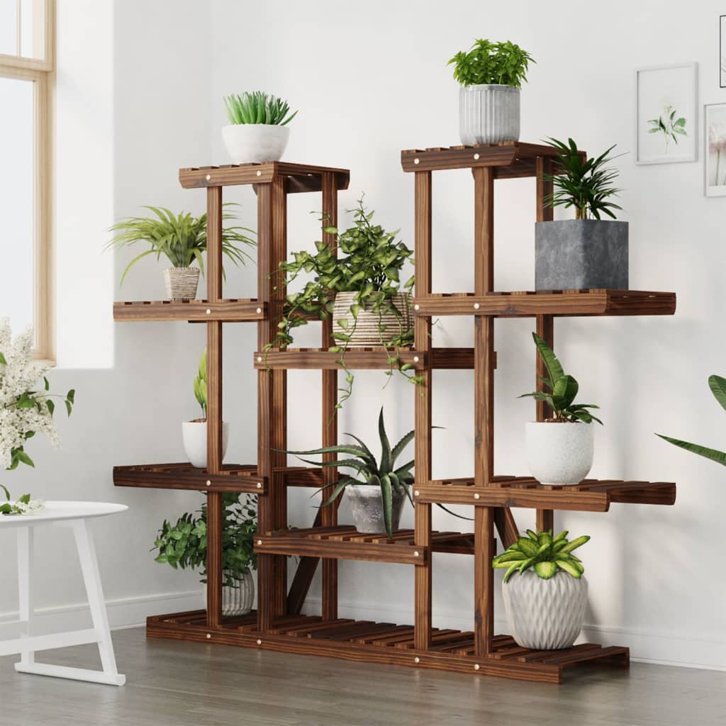 Vidaxx support pour plantes 110x25x110,5 cm en bois de pin massif
