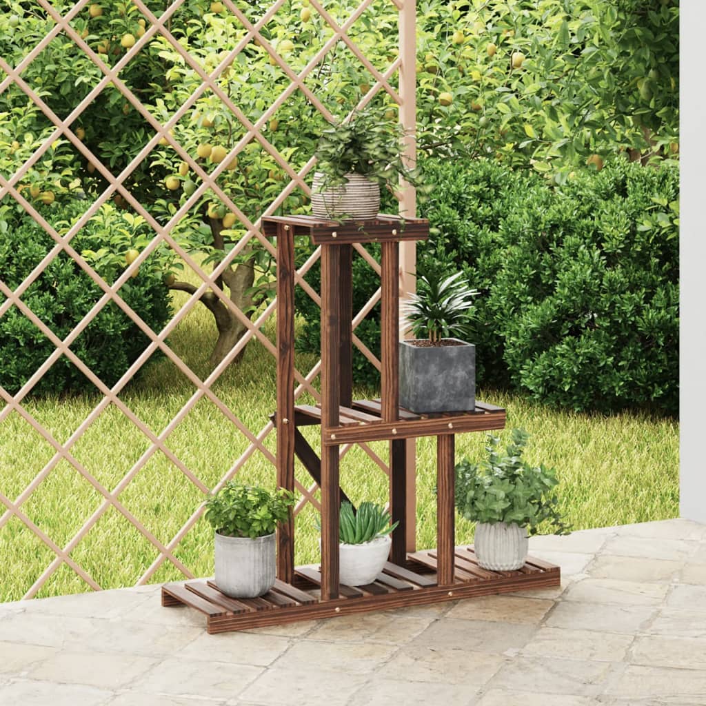 Vidaxx support pour plantes 81x25x75,5 cm en bois de pin massif