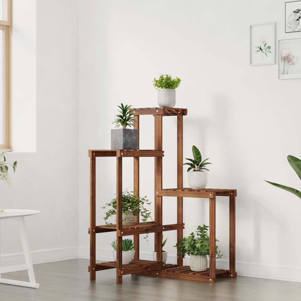 VidaXL support pour plantes 62,5x61,5x101,5 cm épicéa massif