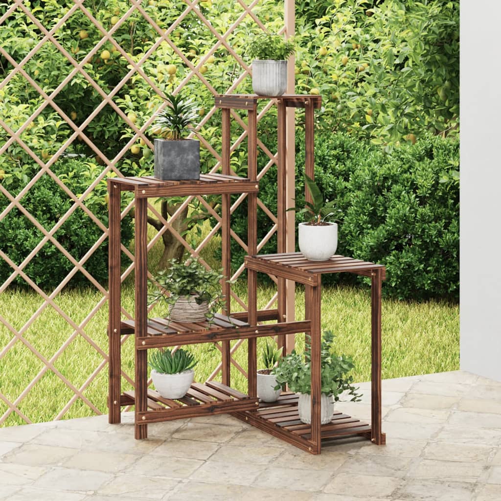 VidaXL support pour plantes 62,5x61,5x101,5 cm épicéa massif