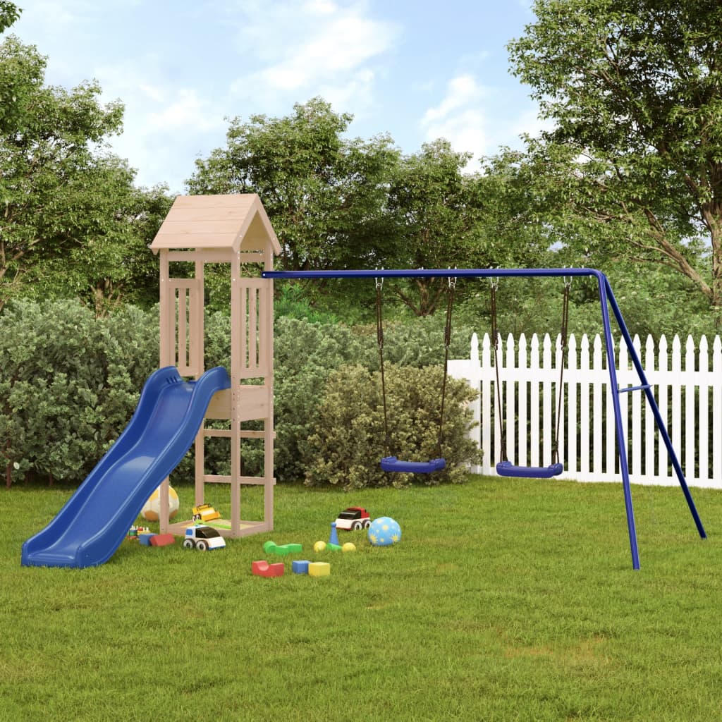 VidaXL Playhouse en bois de pin massif