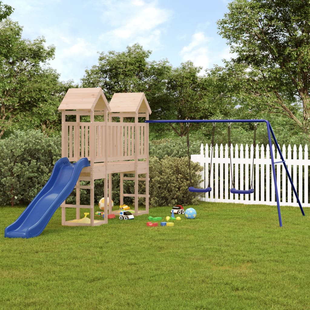 VidaXL Playhouse en bois de pin massif