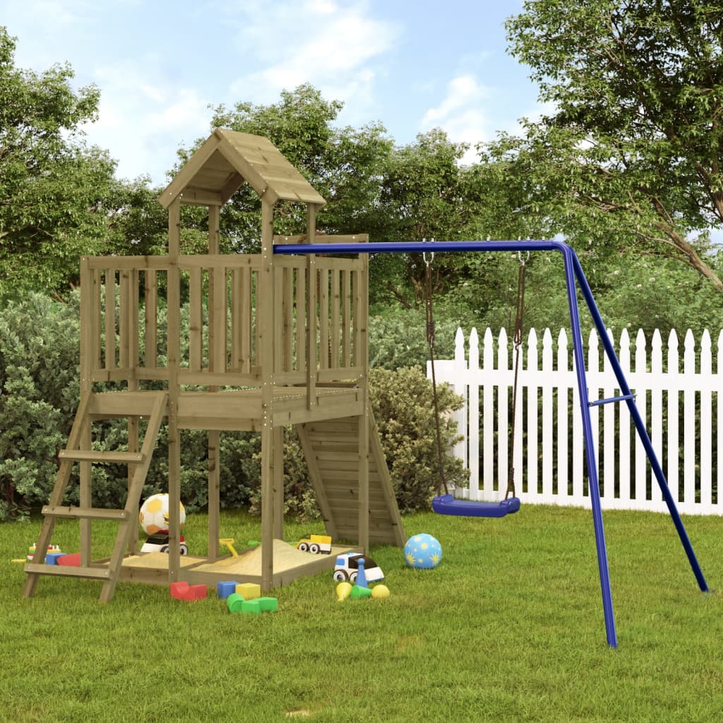 VidaXL Playhouse bois de pin imprégné
