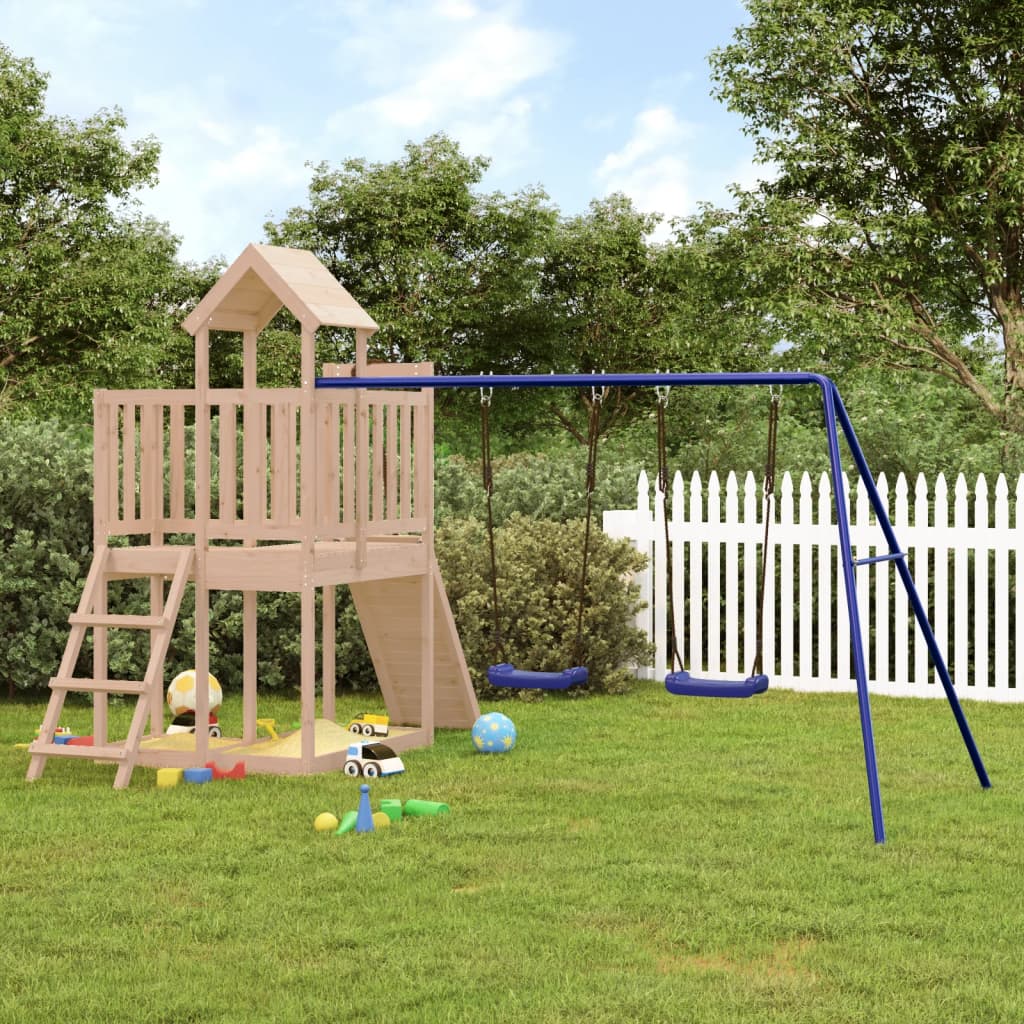 VidaXL Playhouse en bois de pin massif