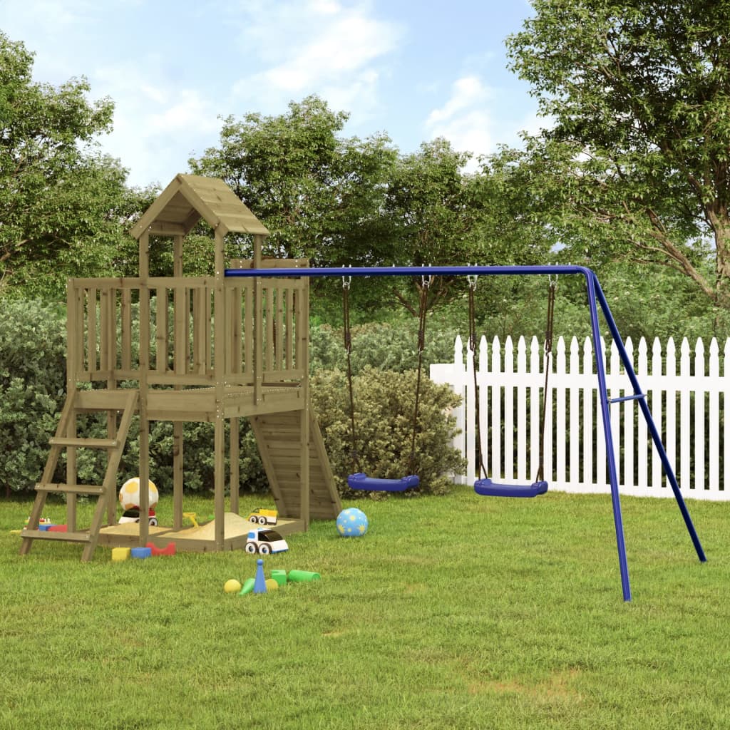 VidaXL Playhouse bois de pin imprégné