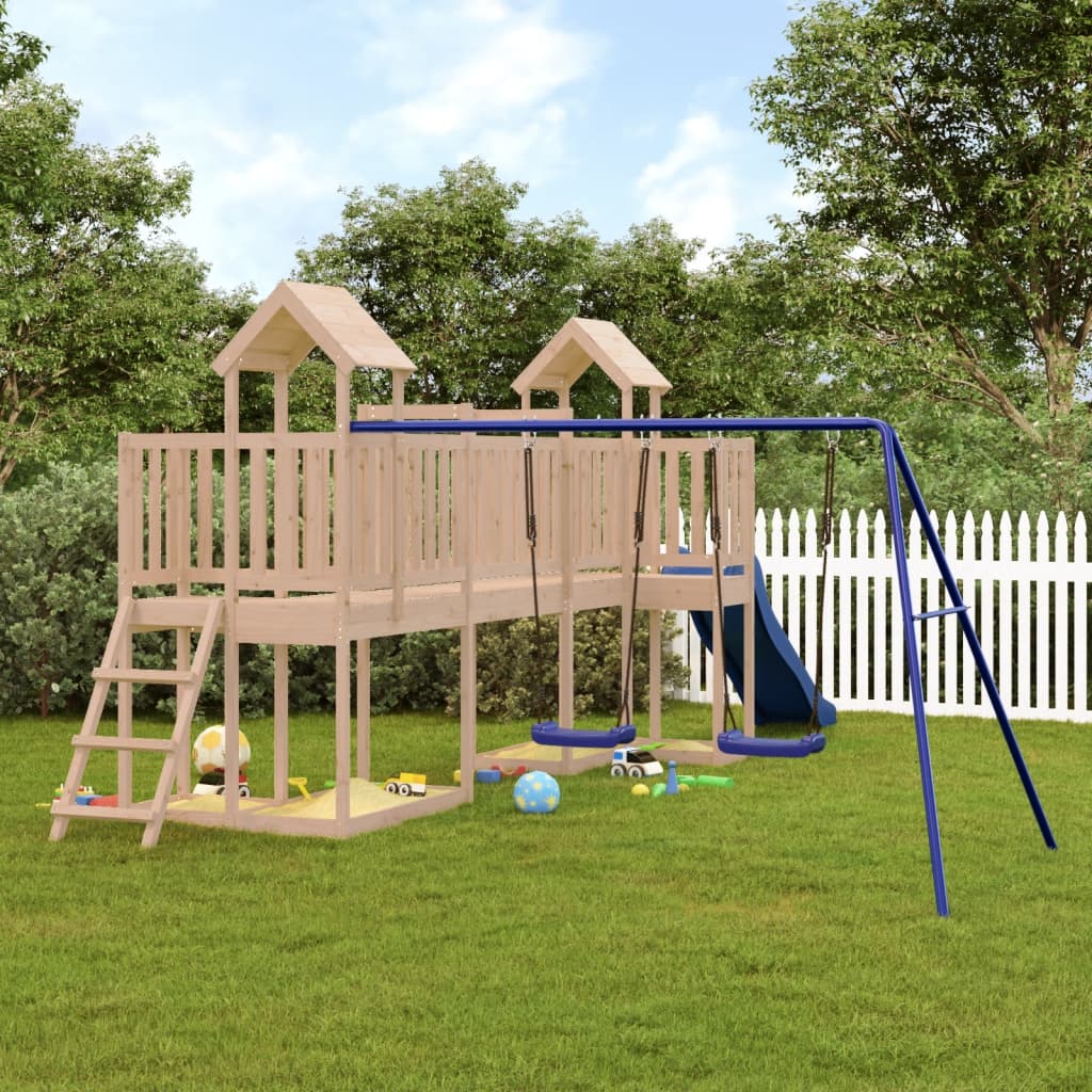 VidaXL Playhouse en bois de pin massif