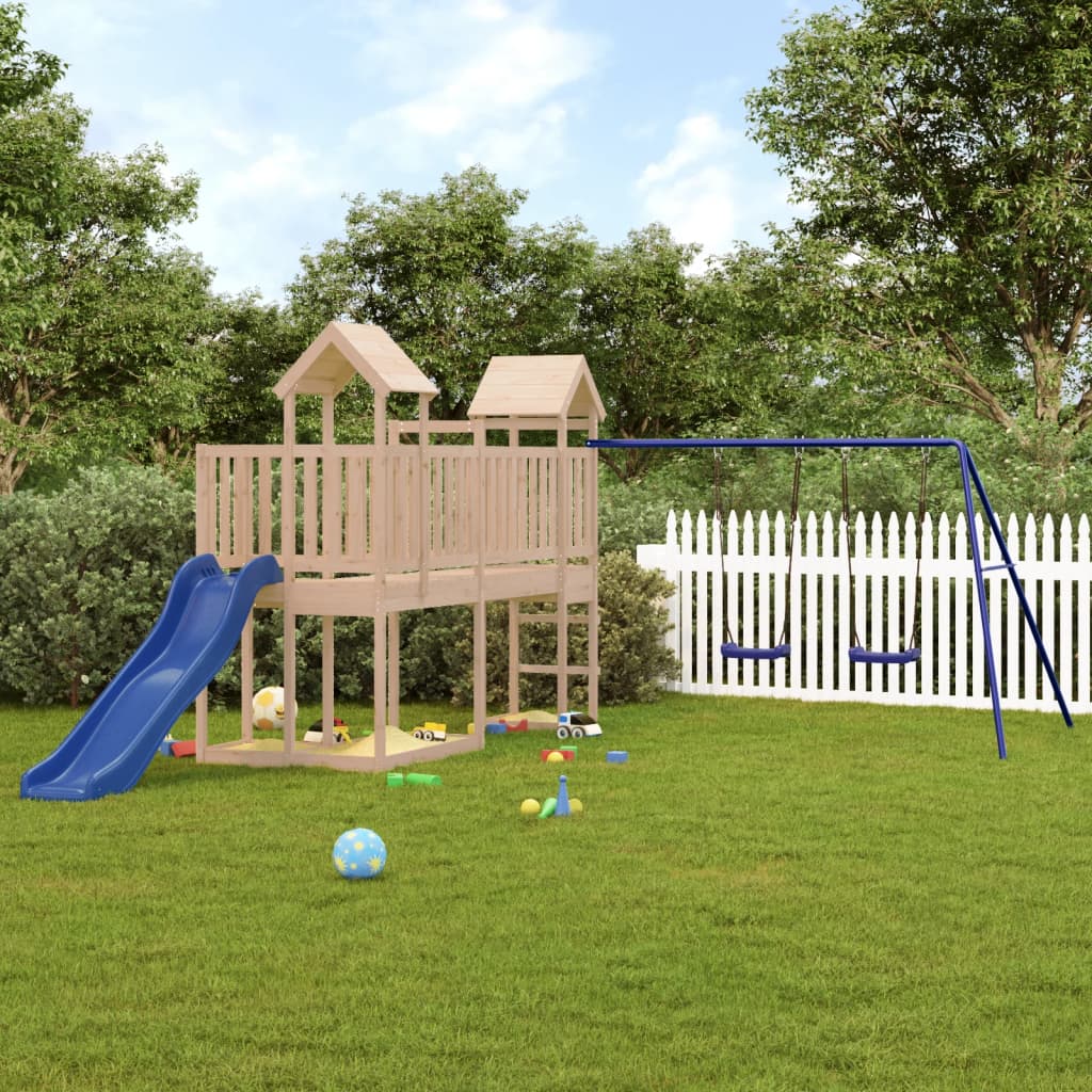 VidaXL Playhouse en bois de pin massif